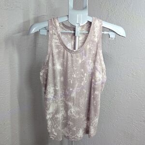 All in Motion Women's Tie-Dye Tank Top - Purple/gray  and White Activewear